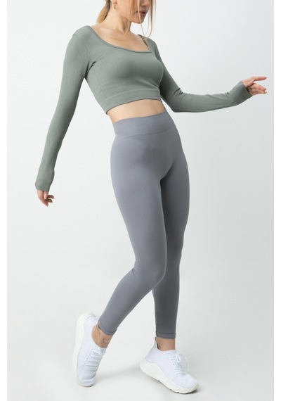 Doremi Seamless Straplez Uzun Kollu Fitilli Büstiyer 001