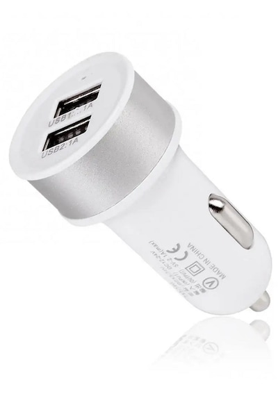 Tüm Araç Ve Arabalara Uyumlu Araç Çakmaklık Şarj Aleti Çift Usb Araba Şarz Soketi -