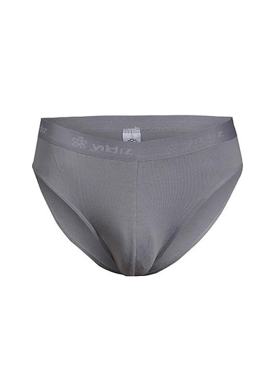 3 Adet Yıldız Erkek Likralı Modal Kemerli Slip Külot 65-66-67 Gri