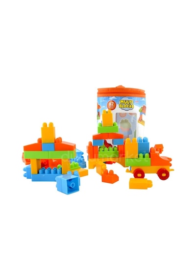 Dede - Multi Blocks 62 Parça Yapı Blokları Seti Eğitici Öğretici Oyuncak
