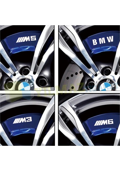 Bmw M3 M5 M6 E46 E60 Jant Kaliper Oto Sticker Etiket Tüm Modeller 8 Cm