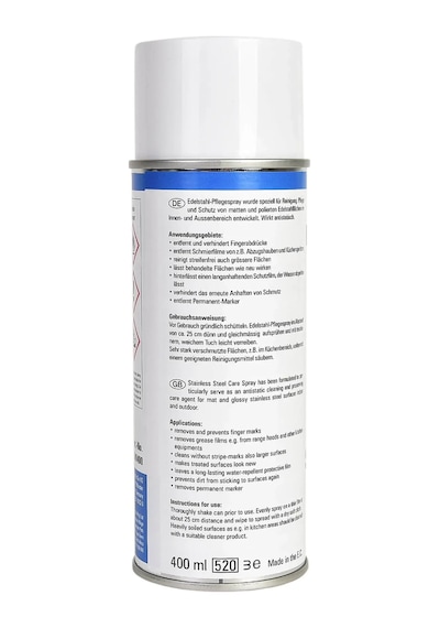 Weicon - Paslanmaz Yüzey Koruyucu Sprey 400 Ml : Parmak İzi Ve Leke Bırakmayan Profesyonel Koruma Kalkanı