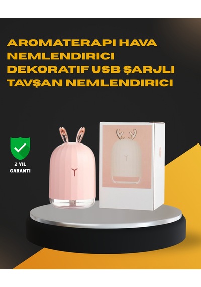 Usb Bağlantılı Sessiz Çalışan Led Işıklı Nemlendirici Difüzör Semeglbl - 22 200 Ml