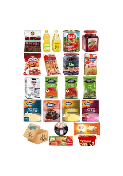 Blueden Kurban Kumanya Yardım Erzak Kolisi 42 Parça 6 Nolu Paket