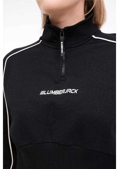 Lumberjack Wl Nelly 16sf507 5fx Siyah Kadın Sweatshirt Siyah