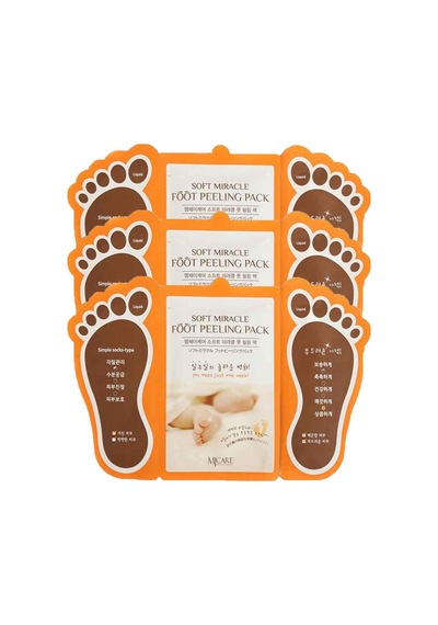Mjcare Soft Miracle Çorap Tipi Ayak Peeling Maskesi 3 Adet