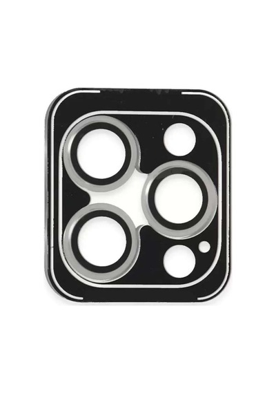 İphone 16 Pro Max Pvd Metal Kamera Lens - Gümüş Diğer