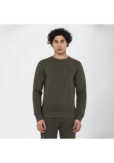Merrell Merrell Simple Erkek Yeşil Sweatshirt 33 Haki