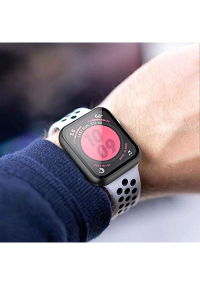 10 42mm Kılıf Premium Slim Watchband Siyah Series 10 42mm İle Uyumlu Kılıf - Siyah