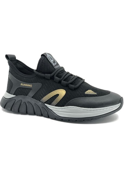 Gamelu Enjin Memory Taban Sneakers Erkek Spor Ayakkabı Siyah