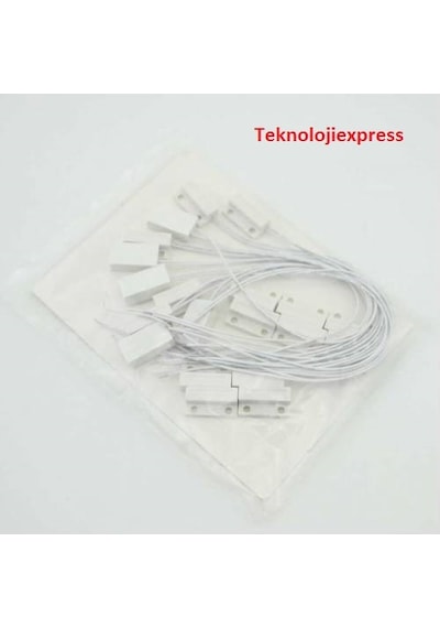 Manyetik Kontak 1 Adet Kablolu Kapı Pencere Alarm Switch