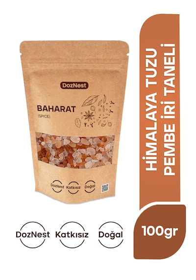 Doznest Himalaya Tuzu Pembe İri Taneli 100 Gr