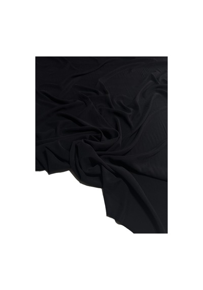 Premium Tencel Cupro Kumaş En 140 Cm Yumuşak Ve Dökümlü Siyah