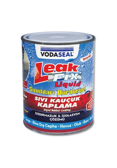 Leak Fix Liquid Su Sızdırmazlık Sıvı Kauçuk Kaplama İzolasyon Sızdırmaz 800 Gr-beyaz