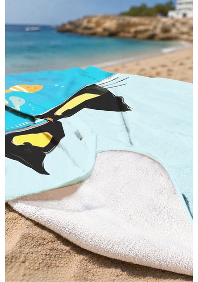 Kedi Figürlü Deniz Temalı Çocuk Plaj Havlusu - Mavi Minimalist Unisex Hızlı Kuruyan Mikrofiber Havlu Pastel Köpüğü Kedi Figürlü Deniz Temalı Çocuk Plaj Havlusu - Mavi Minimalist Unisex Hızlı Kuruyan Mikrofiber Havlu Pastel Köpüğü