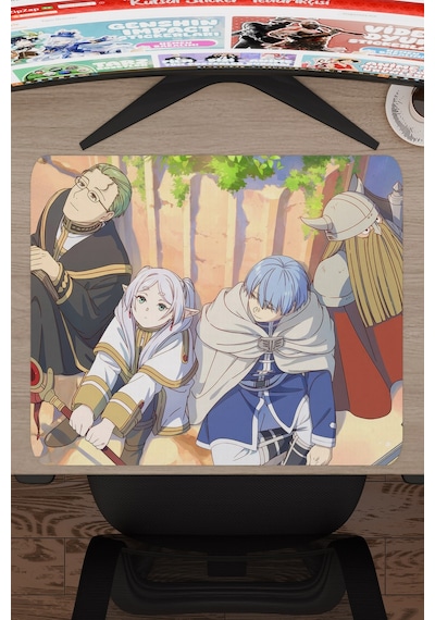 Sousou No Frieren Anime V1 - 48x40 Xl Gaming Kauçuk Kaymaz Taban Mouse Pad Fare Altlığı