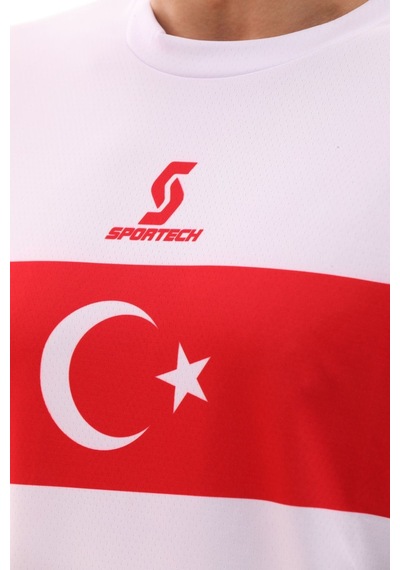 K0140 Türkiye Milli Takım Forması Beyaz Tek Kelime Isim Ve Numara Yazılır Beyaz
