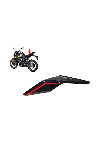 Voge R125 Sele Altı Sol Siyah Kırmızı Grenaj
