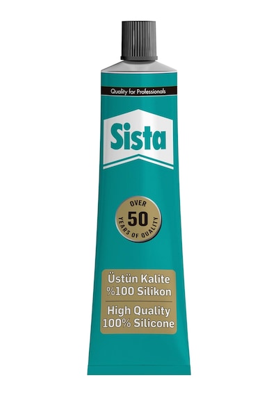 Sista Universal Silikon, Üstün Kalite %100 Şeffaf Silikon, Mutfak