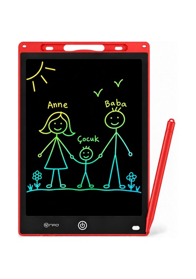 Npo Blic Btb5k 12" Lcd Renkli Ekranlı Kalemli Akıllı Çocuk Yazı Tahtası Ve Grafik Çizim Tableti