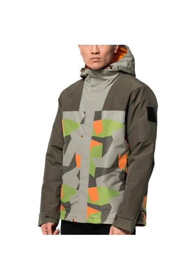 Jack Wolfskin 365 Hideaway Jacket M Erkek Mont Granite All Over Granite All Over