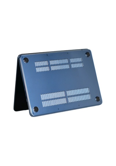 Neo Şeffaf Macbook Uyumlu Kapak - Mavi