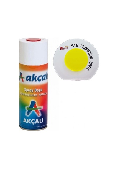 Akçalı Sprey Boya 400 Ml 516 Florasan Sarı Diğer Renkler