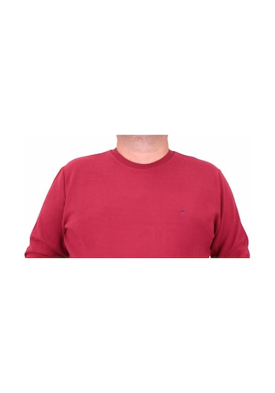 Moc Grande Mocgrande Büyük Beden Selanik Classic Sweat 23200 Bordo-Bordo