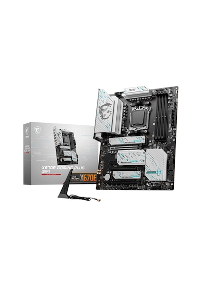 Msı X670E Gaming Plus WIFI AMD X670E 7800 MHz (OC) DDR5 Soket AM5 ATX Anakart