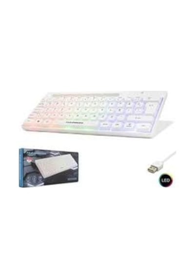 Hadron Hdx2608 Kablolu Oyuncu Mini Klavye Led Q Beyaz