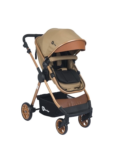 Elegant Gold Travel Sistem Bebek Arabası Bb 370 Kahve - Pusetli Çift Yönlü Bebek Arabası