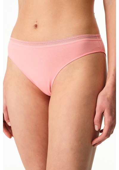 Penti Pembe Easy Pamuklu Trim Slip Külot