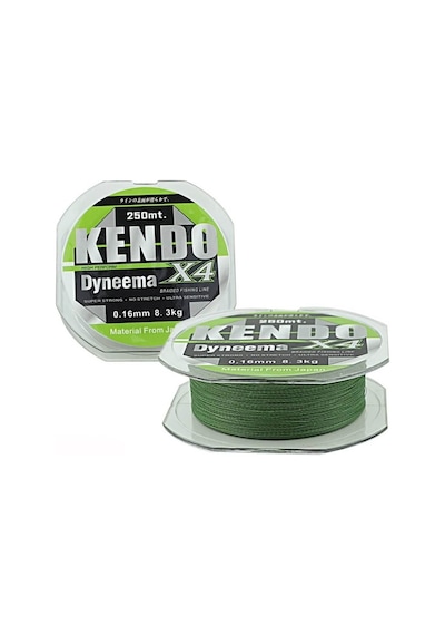 Kendo Dyneema 4 250Mt Örgü Ip Misina (Green)