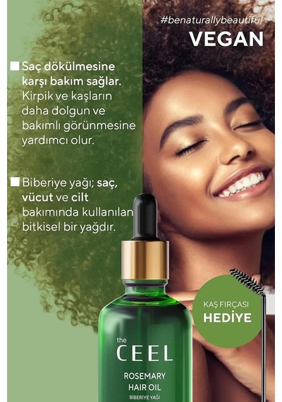 Biberiye Saç Yağı Complexi 50 Ml - Biotin, Hint Yağı Ve Vitamin E İçeren Bitkisel Bakım Yağı, Saç Derisi, Kaş Ve Kirpik İçin Besleyici Ve Parlaklık Destekleyici