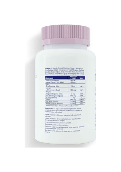 Inatura Moni Trace Biotin Ve At Kuyruğu Eki Multivitamin 60 Bitkisel Kapsül