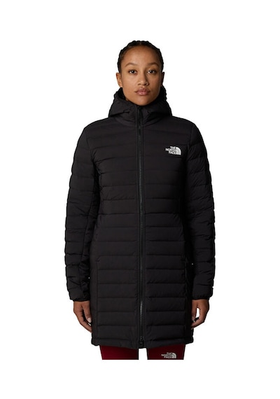 The North Face W Belleview Stretch Down Kadın Outdoor Parka 600 Dolgu Kaz Tüyü NF0A7UK74H01 Siyah