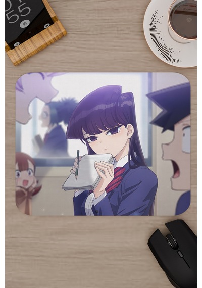 Komi Can't Communicate Dikişli Kauçuk Oyuncu Mousepad V4 - 22x18 Gaming Mouse Pad