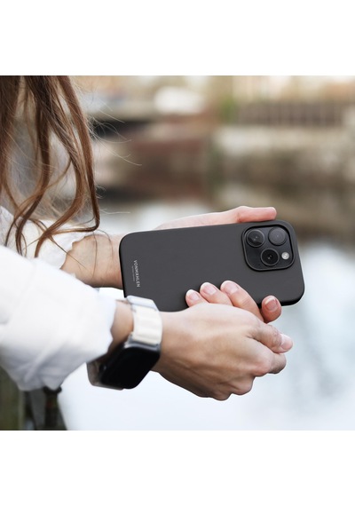 Vonmahlen Yumuşak Silikon Kılıf Apple iPhone Uyumlu 16 Plus Siyah