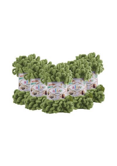 90x90 Bebek Battaniyesi İçin 6 Adet Puffy Soft Yeşil 485