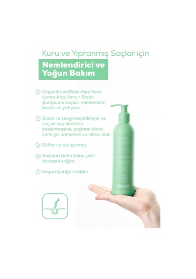 4 Adet Tresan The Earth Şampuan Aloe Vera + Biotin Moisture And Intensive Care 250 Ml