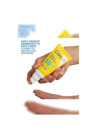 Cerave Invisible Mineral Spf50 Yüz Güneş Kremi 48ml