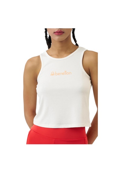 United Colors of Benetton Kadın Atlet Bnt-w20983 Ekrü
