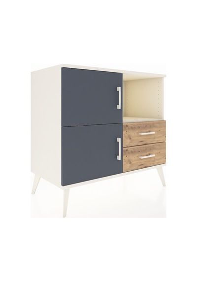 Hyperion Şifonyer 2 Raflı 2 Çekmeceli 2 Kapaklı 88x44x80 Aytaşı-antrasit/çam Antrasit/çam Hyperion Şifonyer 2 Raflı 2 Çekmeceli 2 Kapaklı 88x44x80 Aytaşı-antrasit/çam Antrasit/çam