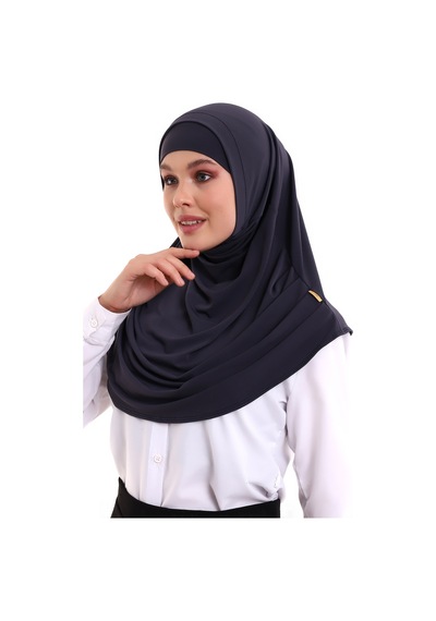 Yetişkin Pratik Eşarp Lacivert Renk
