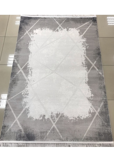 Merinos Halı Elegance 74423 096 Serisi Akrilik Salon Oturma Yatak Odası Halısı Gri - Krem