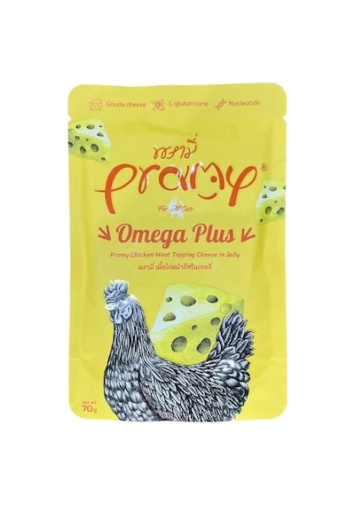 Pramy Jöleli Tavuklu Ve Peynirli 70 Gr Yetişkin Kedi Yaş Maması