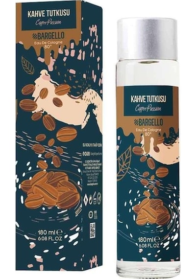 Bargello Kahve Tutkusu 180 Ml Cam Dökme Kapak Kolonya Edc
