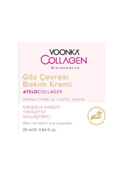 Voonka Collagen Göz Çevresi Bakım Kremi 25 ML
