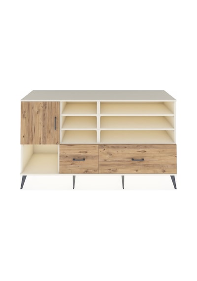 Kronos Konsol 8 Raflı 2 Çekmeceli Tek Kapaklı 176x59x99 Aytaşı-ç Aytaşı-çam