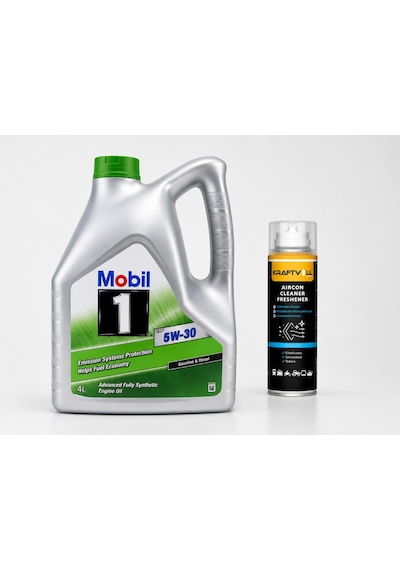 Mobil 1 Esp 5w-30 Motor Yağı 4 L + Klima Bombası 200 ML